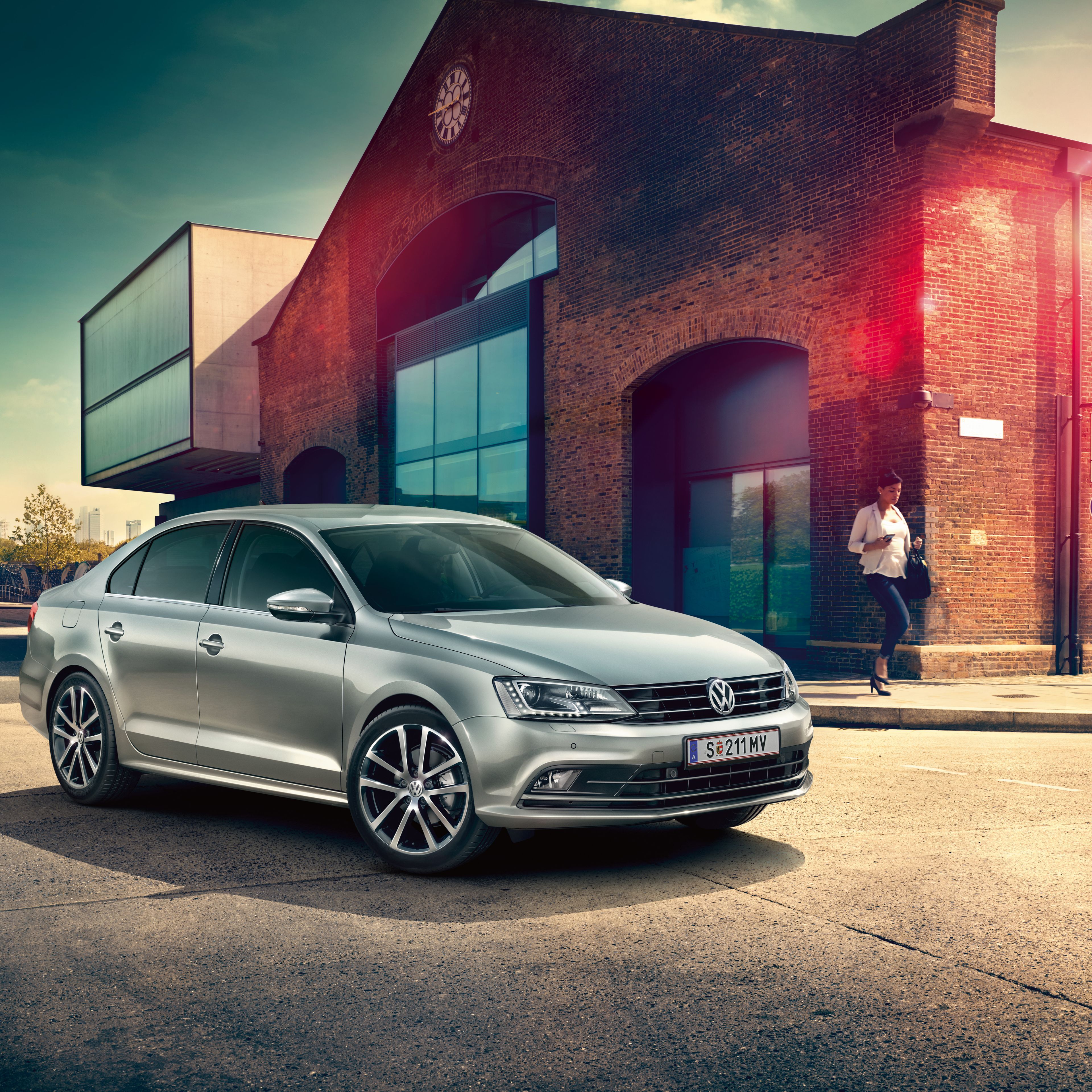 vw jetta silver seitenansicht