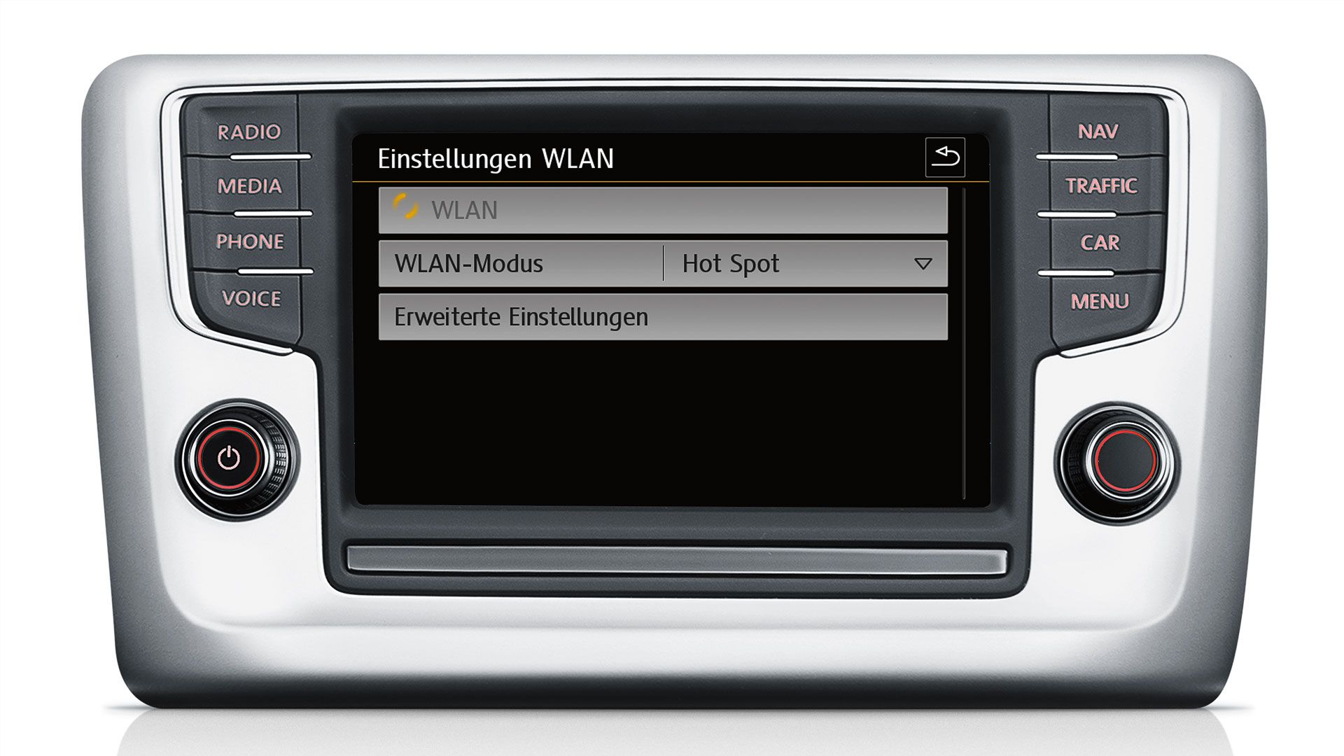 VW Polo Discover Media navigationssystem